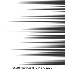Speed Lines Comic Book Design Element Vector Illustration