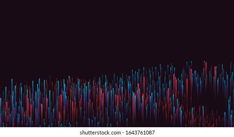 Speed Lines composed of glowing backgrounds, abstract vector background