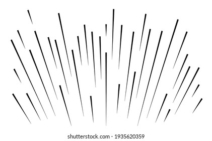 Speed lines explosion blowing background