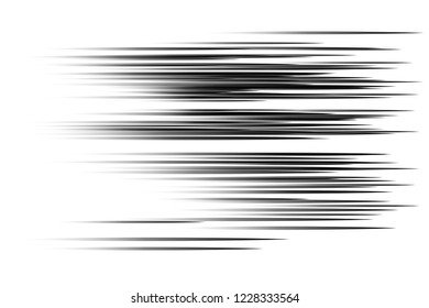 Speed lines. Flying particles. Graphic texture. Sun rays or star burst. White vector elements on white background.