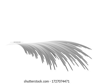 Speed lines Flying particles pattern, Fight stamp Manga graphic texture, Comic book speed horizontal lines on white background. Fast vector - illustrator