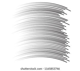 Speed lines Flying particles Seamless pattern, Fight stamp Manga graphic texture, Comic book speed horizontal lines on white background