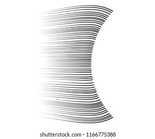 Speed lines Flying particles Seamless pattern, Fight stamp Manga graphic texture, Comic book speed horizontal lines on white background