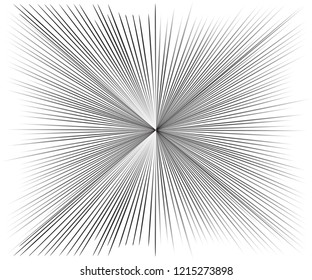 Speed lines Flying particles Seamless pattern, Fight stamp Manga graphic texture, Comic book speed horizontal lines on white background