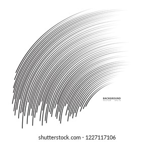 Speed lines Flying particles Seamless pattern, Fight stamp Manga graphic texture, Comic book speed horizontal lines on white background