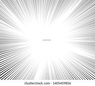 Speed lines Flying particles Seamless pattern, Fight stamp Manga graphic texture, Comic book speed horizontal lines on white background