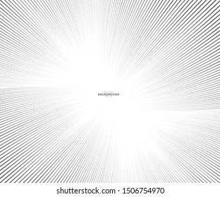 Speed lines Flying particles Seamless pattern, Fight stamp Manga graphic texture, Comic book speed horizontal lines on white background