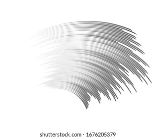 Speed lines Flying particles Seamless pattern, Fight stamp Manga graphic texture, Comic book speed horizontal lines on white background.