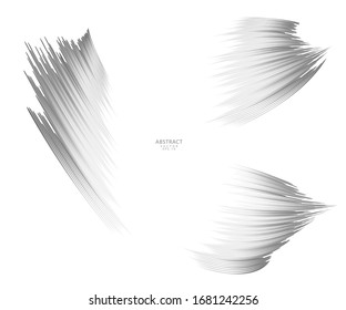 Speed lines Flying particles Seamless pattern, Fight stamp Manga graphic texture, Comic book speed horizontal lines on white background.
