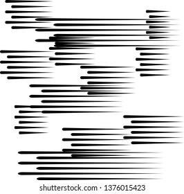 Speed Lines in linear Form . Vector Illustration .Technology  Logo . Design element . Abstract Geometric shape . 