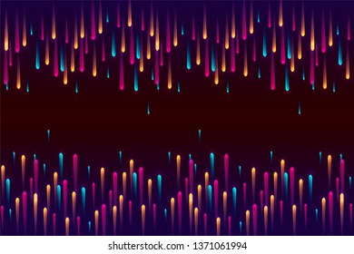 Speed Lines, Neon Light Particles, Stripes Pattern design