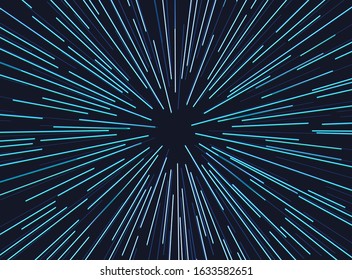 Vector Illustration Faster Than Light Ftl Stock Vector (Royalty Free ...