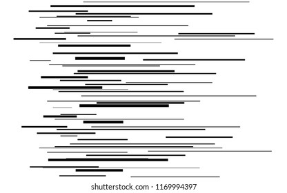 Speed lines Seamless pattern Vector texture Comic speed lines background Black elements on white background