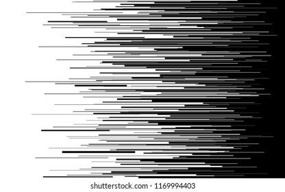 Snelheidslijnen Naadloos patroon Vector textuur Comic snelheid lijnen achtergrond Zwarte elementen op witte achtergrond