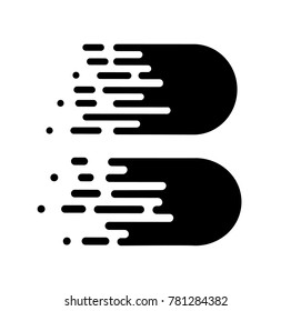 Speed lines set isolated on white. Motion effect illustration.Gradient background design.