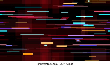 Speed Lines, Stripes Seamless Pattern. Lines, Polygons Seamless Hi Tech Background Texture. Packaging, Ad, Fashion Pattern Design. Fabric Ornament with Stripes.