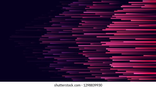 Speed lines technology Data connection abstract background. Network and futuristic concept. Energy Light and Digital stripes moving fast. Vector