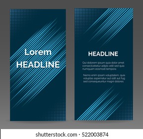 Speed Lines Vector Abstract Business Background For Brochure Or Flyer