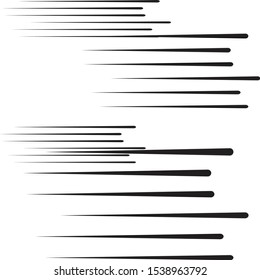 Speed Lines  . Vector Illustration .Technology  Logo . Design element . Abstract Geometric shape .