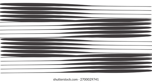 Speed lines warped.Comic speed lines on the white background.