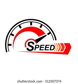 Speed logo design. icons vector