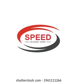 Speed logo design, silhouette speedometer symbol icon vector,speed Auto car Logo Template vector illustration icon design