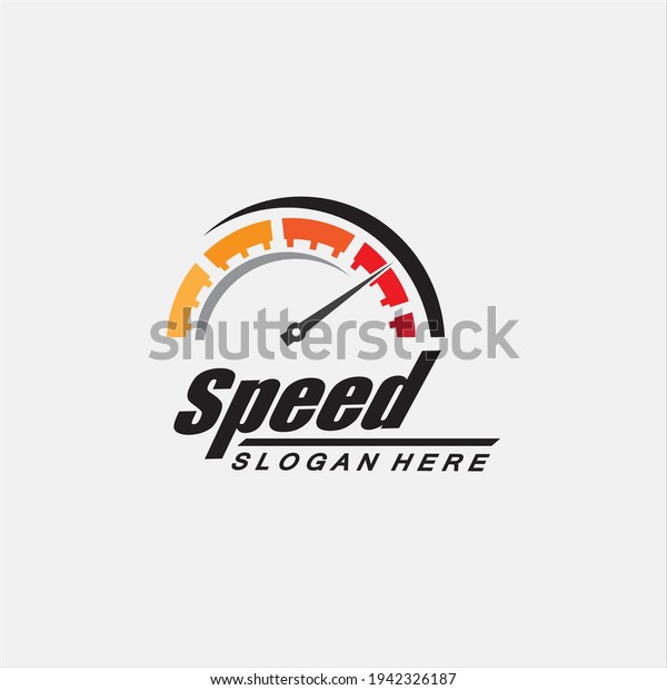 Speed\
logo design, silhouette speedometer symbol icon vector,speed Auto\
car Logo Template vector illustration icon\
design