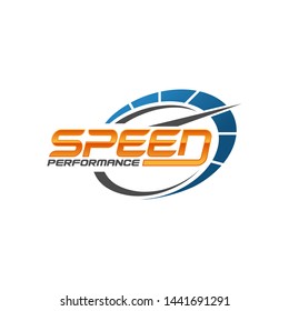 Speed Logo Design Stock Vector