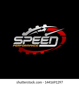 Speed Logo Design Stock Vector