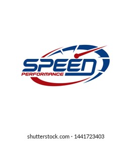 Speed Logo Design Stock Vector
