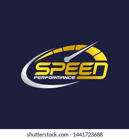 Speed Logo Design Stock Vector