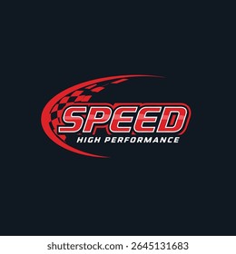 Speed Logo Design Stock Vector
