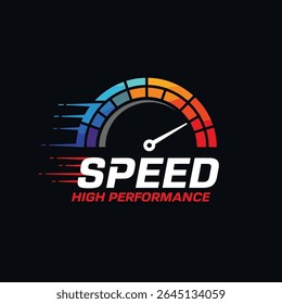 Speed Logo Design Stock Vector
