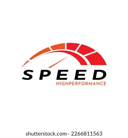 Speed logo design vector illustration