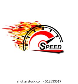 Speed logo design.icons vector 