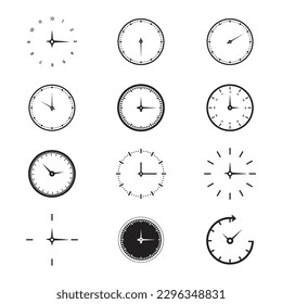 Speed logo icon set vector symbol. 