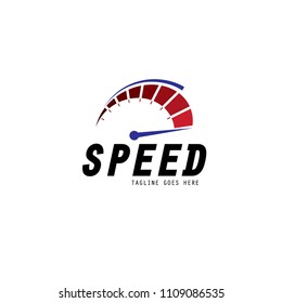 Speed Logo Icon Vector Template Stock Vector (Royalty Free) 1109086535