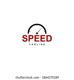 speed logo. Minimalistic logo vector on white background