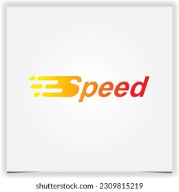 speed logo premium elegant template vector eps 10