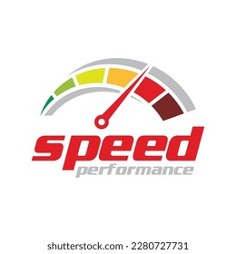 Speed Logo Template Automotive Performance Logotype