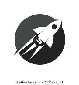 Logo-Vorlage für Geschwindigkeit. Symbolillustration Markenidentität. Einzige und flache Illustration. Vektorgrafik