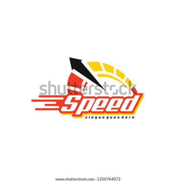 Speed logo\
template. Speedometer logo\
template