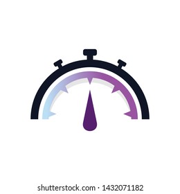 Speed Logo Template Stock Vector