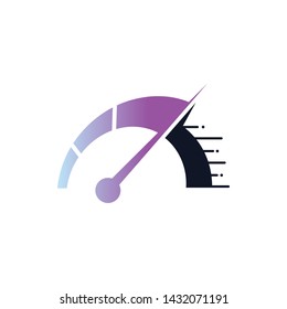 Speed Logo Template Stock Vector