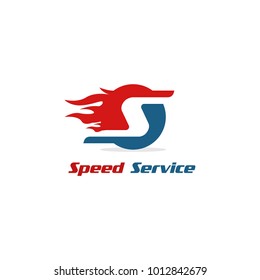 Speed logo. Logo template vector