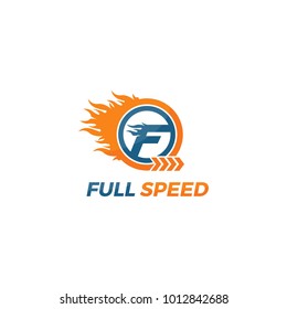 Speed logo. Logo template vector