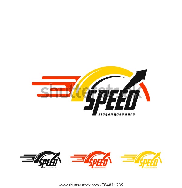 Speed logo. Vector
art.