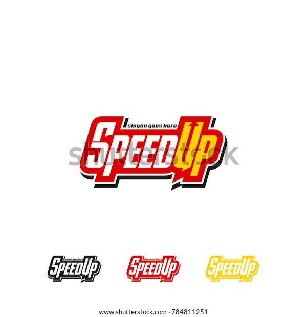 Speed logo. Vector
art.