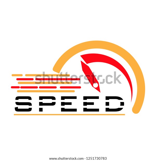 Speed logo. Vector art.speed\
silhouette.abstract symbol of speed logo design.vector\
icon