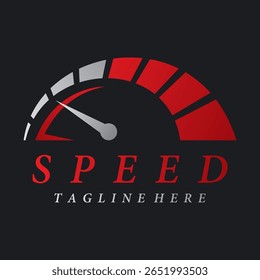 Speed logo vector template design